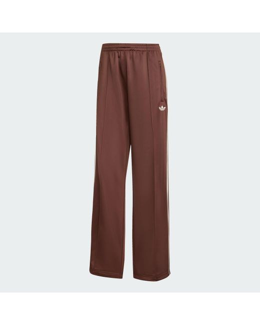 Track Pants Adicolor Classic Firebird Loose di Adidas in Brown