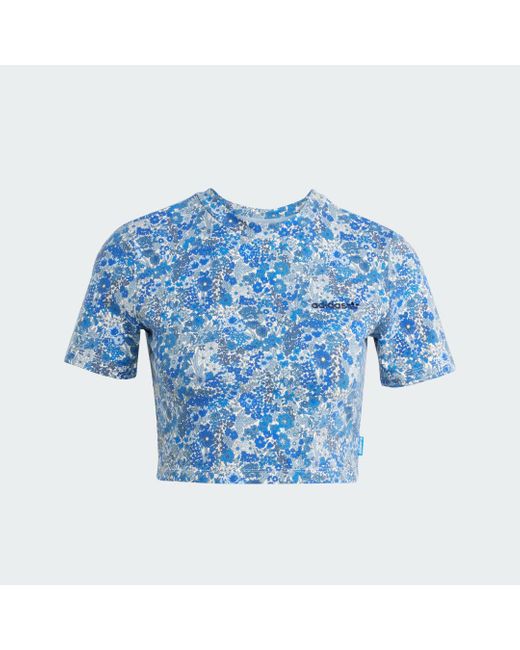 Adidas Originals Blue Originals X Liberty London Tonal Baby T-Shirt