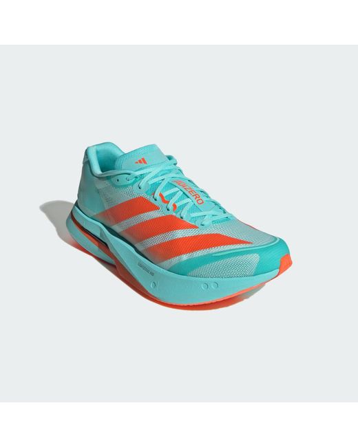 Adidas Blue Adizero Boston 13 Shoes for men