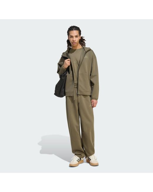 Adidas Green Z.N.E. Open Hem Pant for men