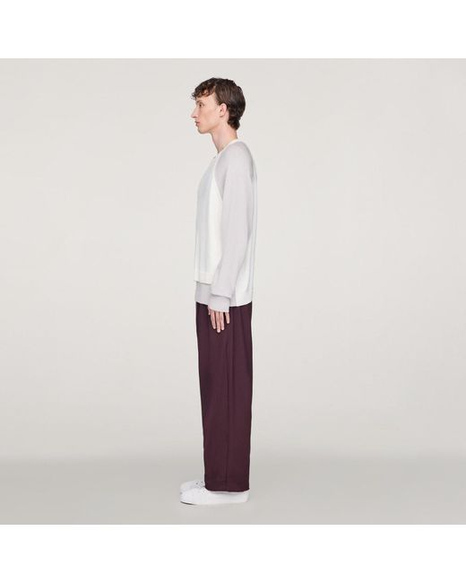 Adidas White Y-3 Sport Uniform Track Pants for men