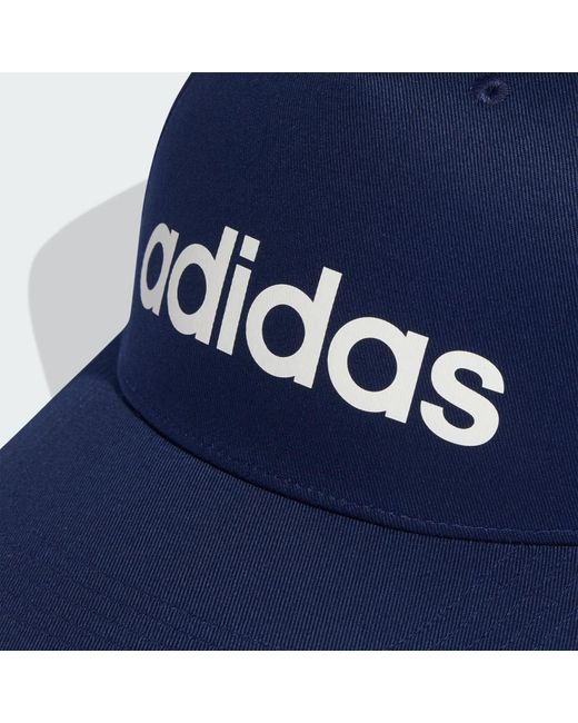 adidas Linear Baseball Cap in Blue | Lyst UK