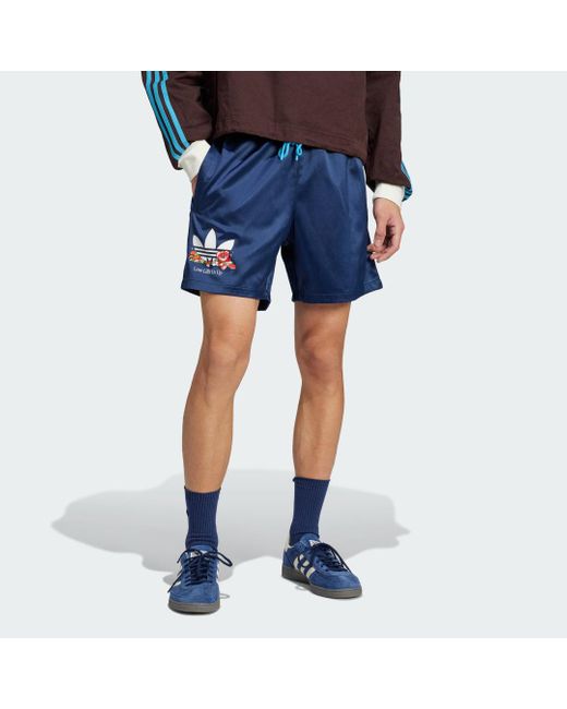 Adidas Originals Blue Q2 Sprinter Shorts for men