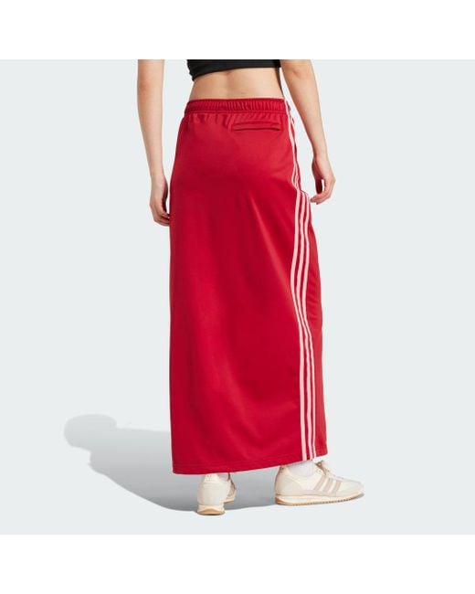 Adidas Red Sporty Maxi Skirt