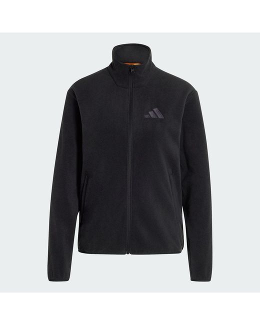 Adidas Black Terrex Multi Essentials Full Zip Fleece Jacket
