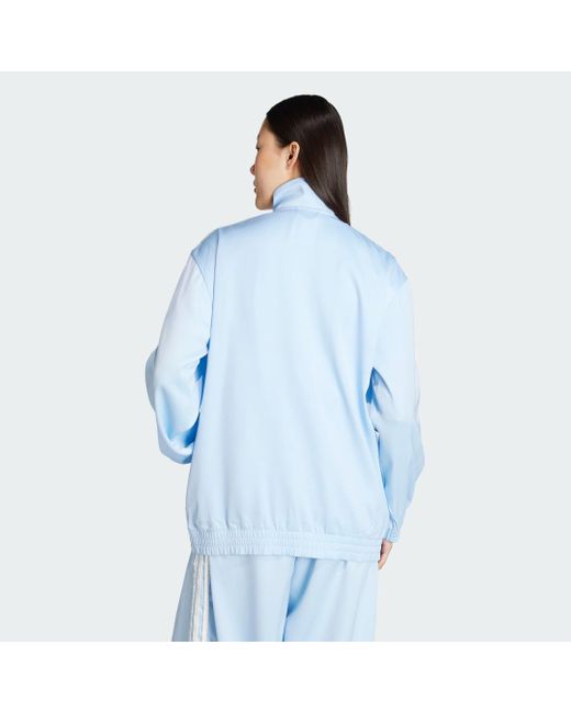 Giacca Da Allenamento Firebird Originals Con 3 Strisce Arricciate di Adidas in Blue