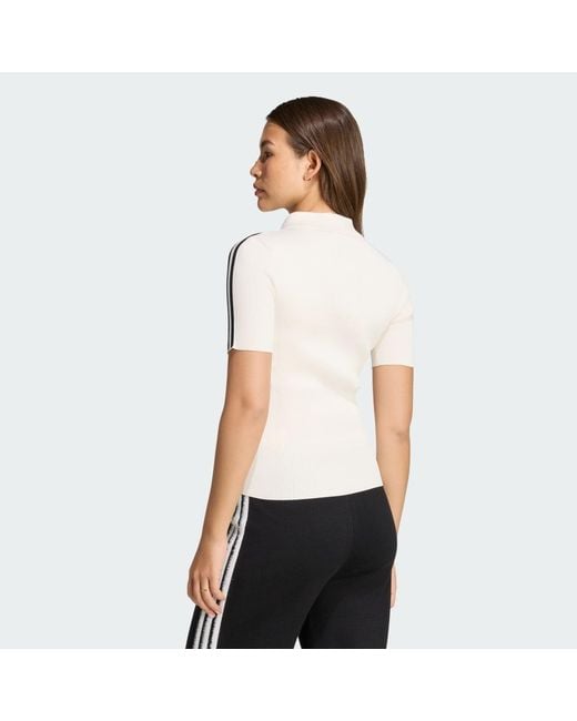 Adidas White Tech Rib Cali Tee