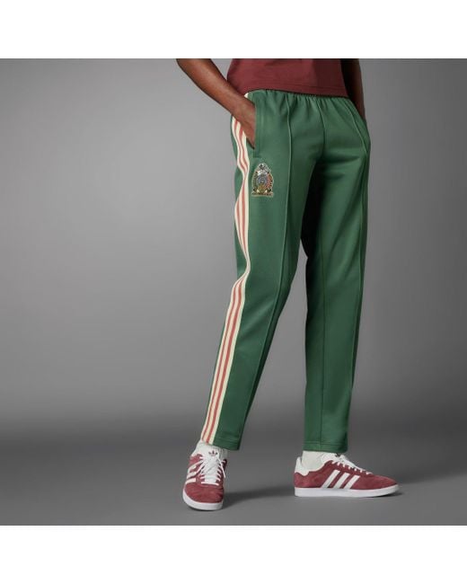 Adidas Green Mexico Beckenbauer Tracksuit Bottoms