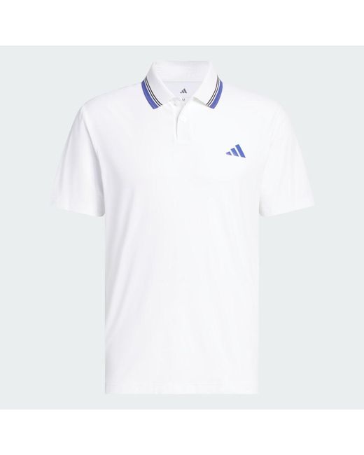 Adidas White Ultimate365 Tour Climacool Polo Shirt for men