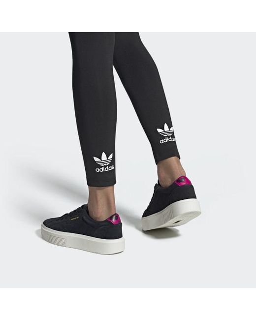 adidas sleek super shoes black