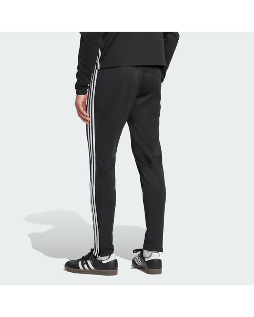 Adidas Black Tiro 25 Essentials Winterized Training Tracksuit Bottoms for men