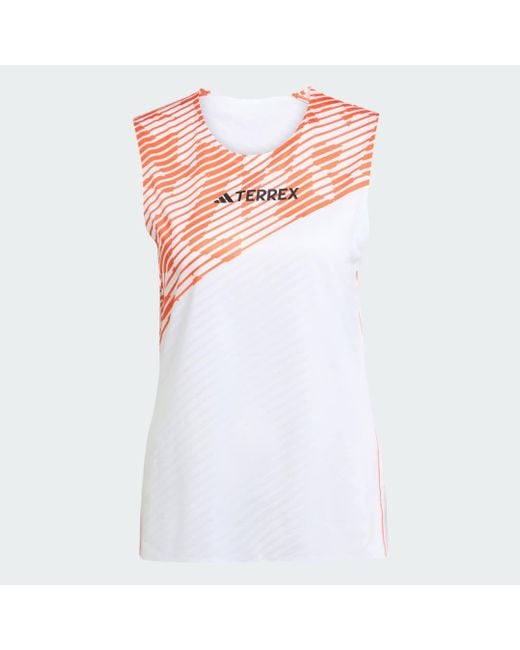 Terrex Techrock Pro Tank Top di Adidas in White