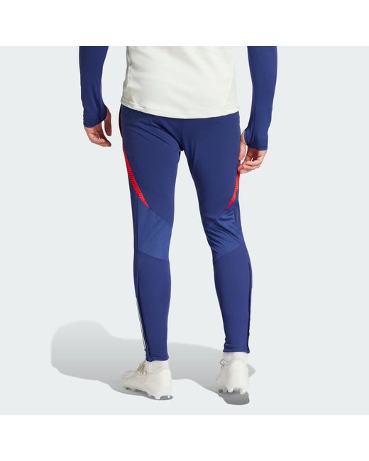 Adidas Blue Olympique Lyonnais Tiro 24 Training Pants for men