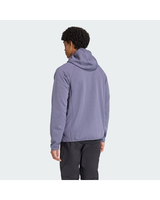Giacca Ibrida Multiuso Terrex Climawarm Con Cappuccio E Isolamento di Adidas in Purple da Uomo