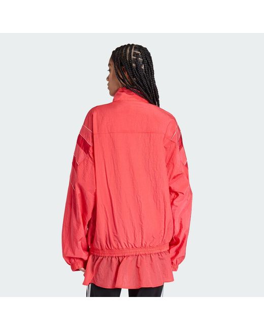 Adidas Red Santiago Woven Track Top