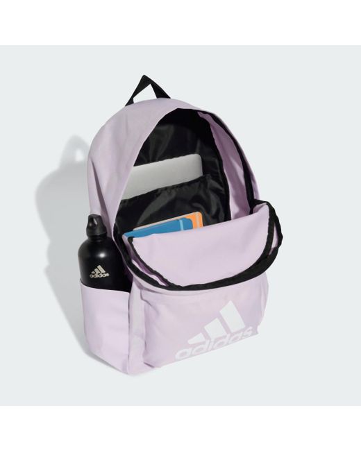 Adidas Purple Classic Badge Of Sport Backpack