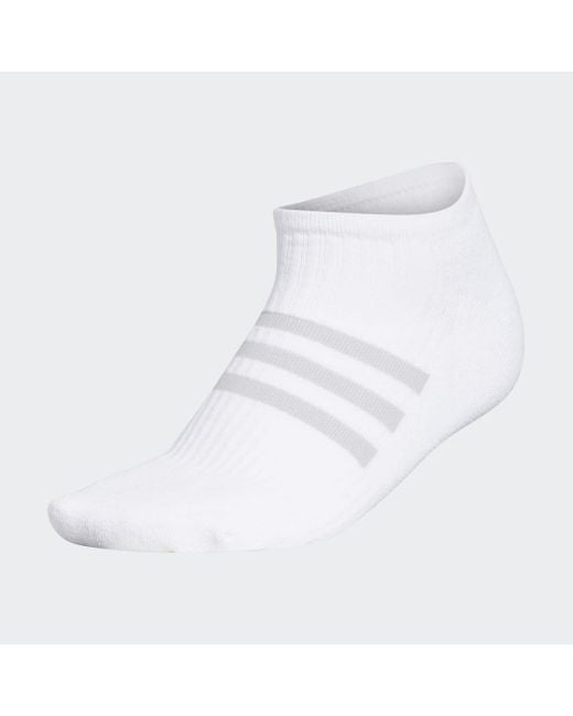 Adidas White Comfort Low Golfsocken