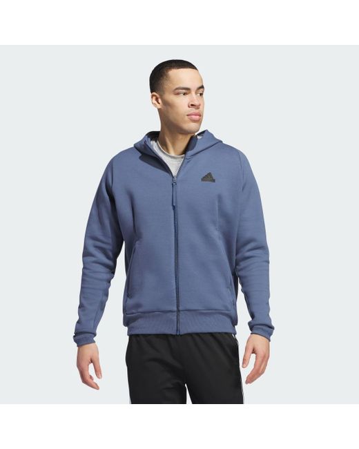 Giacca Da Allenamento Z.N.E. Premium Full-Zip Hooded di Adidas in Blue da Uomo