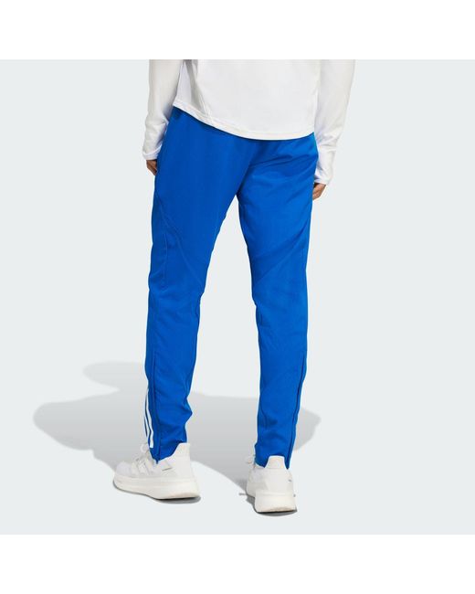 Adidas Blue Real Madrid Tiro 25 Competition Presentation Tracksuit Bottoms for men