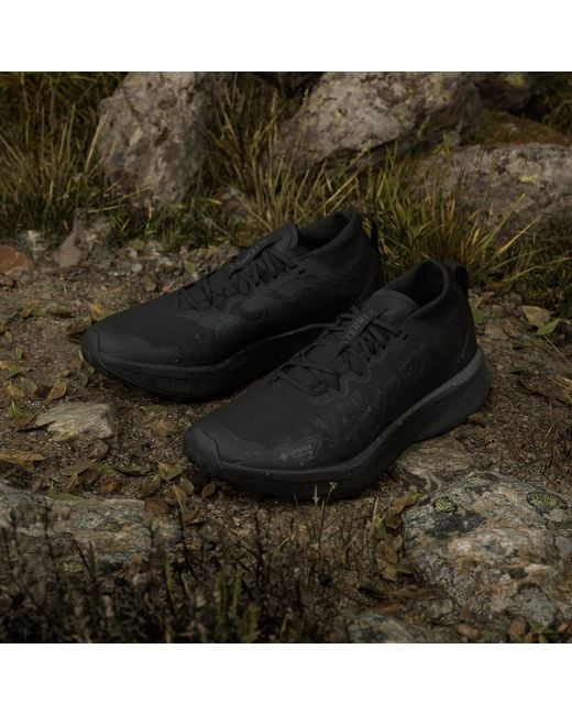 Adidas Black Terrex Agravic Gtx Trail Running Shoes for men