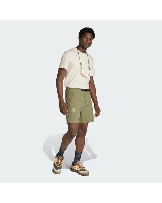 Adidas Green Terrex Xperior Clima365 Mid Shorts for men