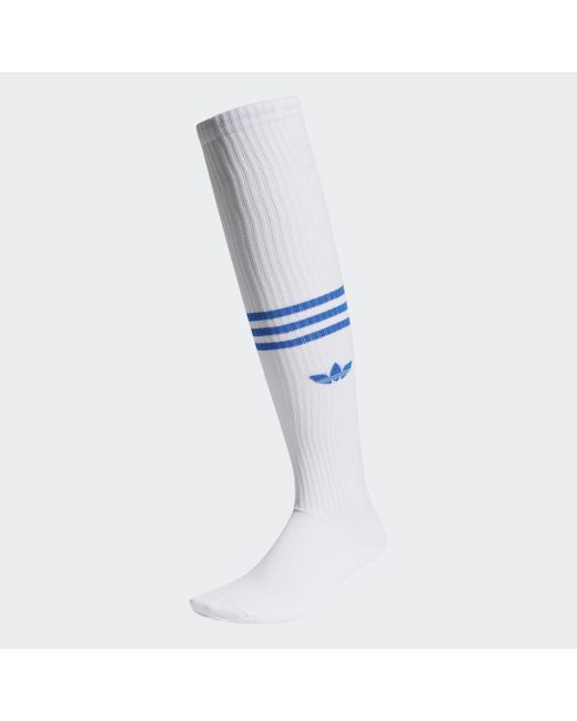 adidas Thigh-High Socken in Weiß | Lyst DE