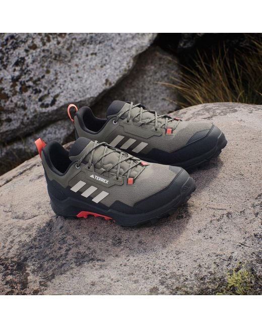 Adidas Green Terrex Ax4 Hiking Shoes for men