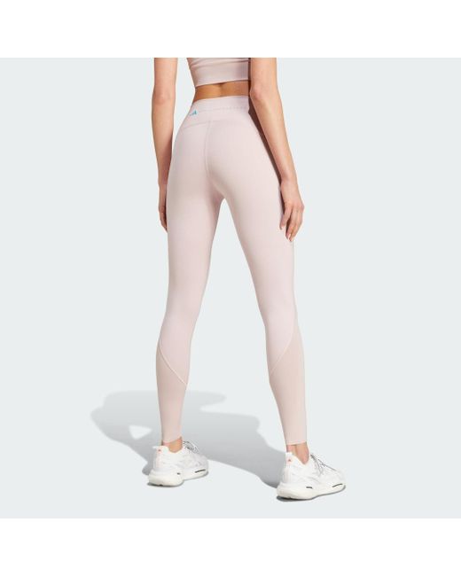 Leggings da allenamento by Stella McCartney TruePurpose Optime di Adidas in Pink