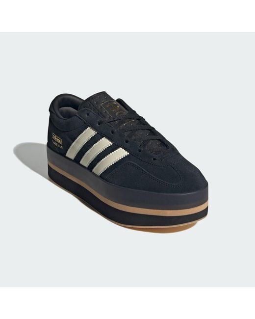 Adidas Blue Gazelle Stack Schuh
