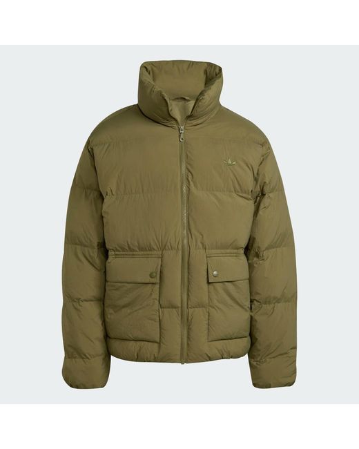Adidas Green Originals Synthetic Down Puffer for men