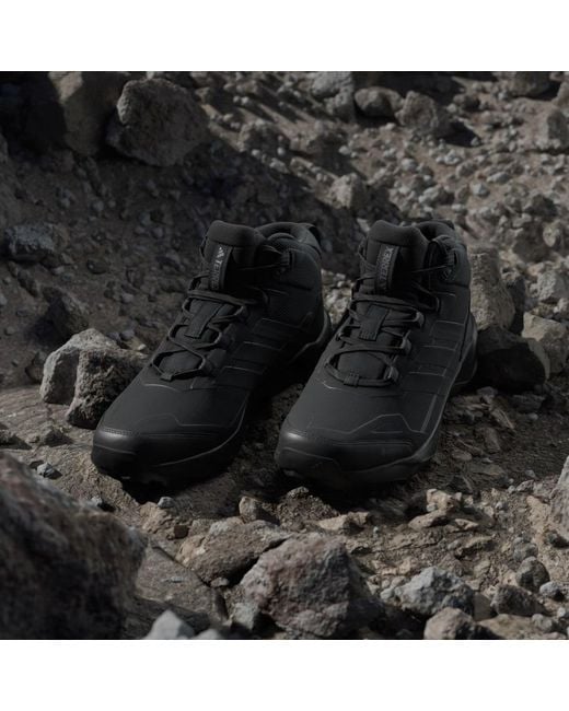 Adidas Blue Terrex Skychaser Ax5 Mid Gore-Tex Hiking Shoes for men