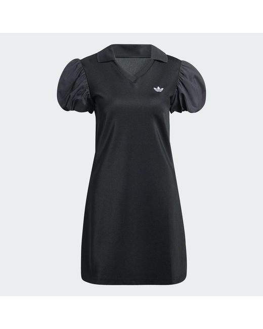 Adidas Blue Dress With Balloon Sleeves