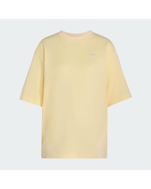 Adidas Originals Yellow Essentials Boyfriend T-Shirt