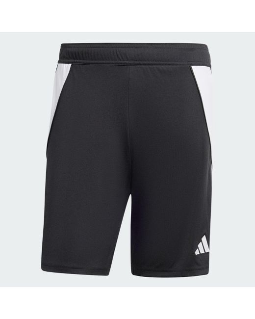 Adidas Black Tiro 24 Training 2-in-1 Shorts for men