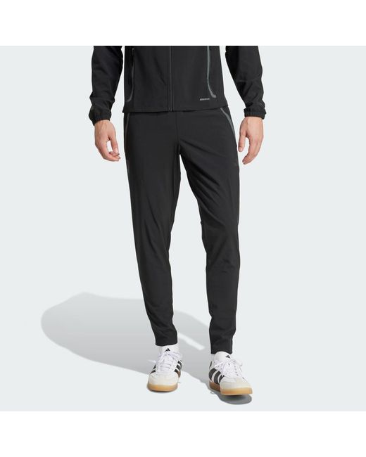 Adidas Black Juventus Tiro 25 Competition Vis Tech Travel Pants for men