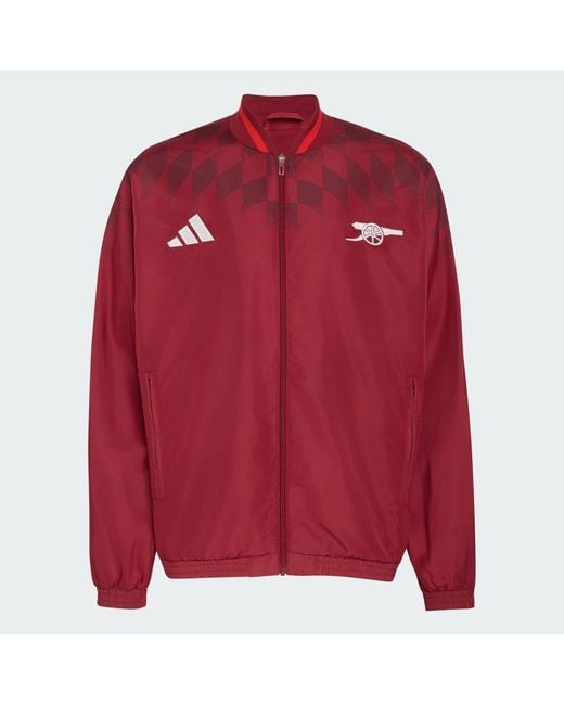 adidas Arsenal Fc Stadium Track Top in Red for Men | Lyst UK