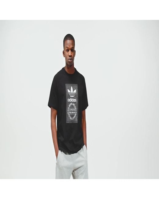 Adidas Originals Black Camo Tongue T-Shirt for men