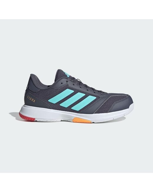 Adidas Blue Ligra 8 Indoor Shoes for men