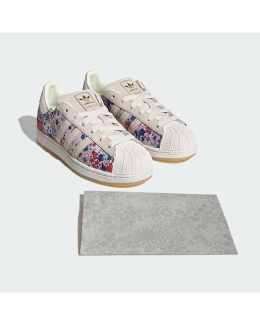 Adidas Blue Superstar Shoes