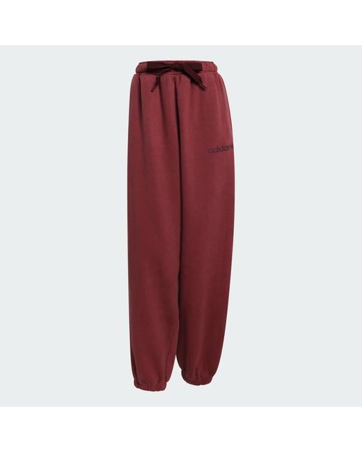 Adidas Red Essentials Linear Byfr Jogger (Japan Jogger+ Washed