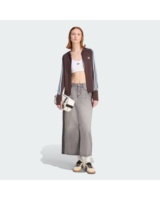 Adidas Originals Brown Sweatshirt Adidas Hooded Zipper