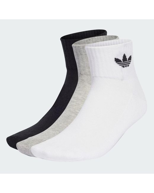 Calcetines clásicos Mid-Cut Adidas de color Black