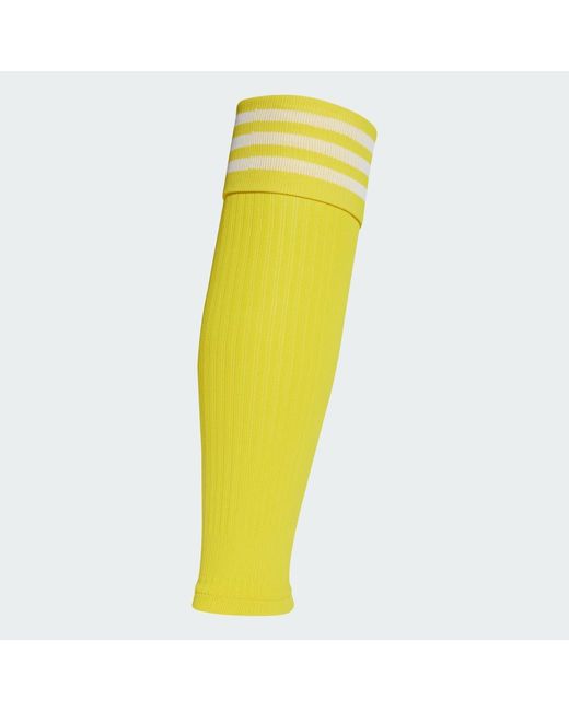 Adidas Yellow Team Sleeve 23 Knee Socks