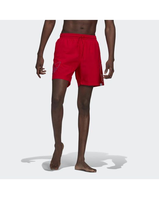 Homme Vêtements Maillots de bain Shorts de bain Short de bain Adicolor Classics 3-Stripes Synthétique adidas pour homme en coloris Noir 