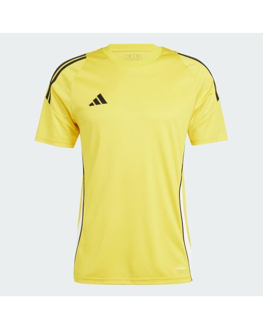 Adidas Yellow Tiro 24 Jersey for men