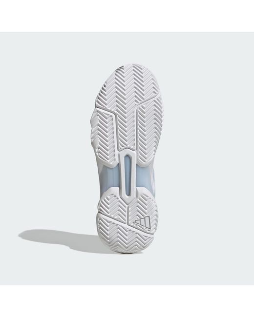 Adidas Blue Courtjam Control 3 Tennis Shoes