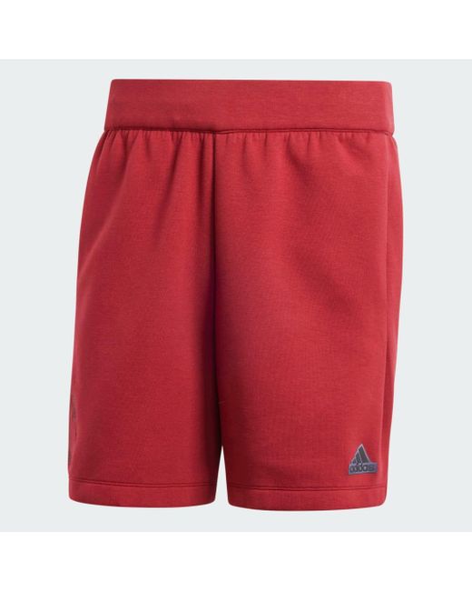 Adidas Red Belgium Travel Shorts for men