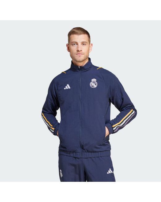 Giacca Da Rappresentanza Tiro 23 Real Madrid di Adidas in Blue da Uomo