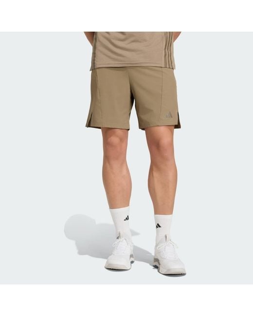 Adidas Natural Designed For Training Workout Shorts for men