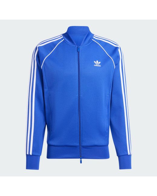 Track Jacket Adicolor Classics Sst di Adidas in Blue da Uomo